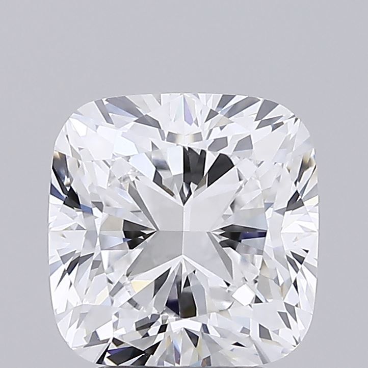 3.53 Carat Cushion Lab Diamond with  Cut Diamond in 14KT  view 1
