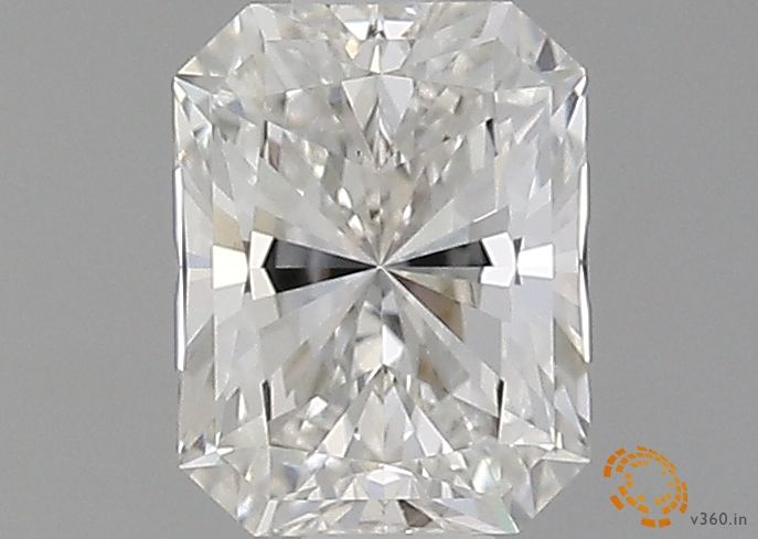 1.01 Carat Radiant Natural Diamond with  Cut Diamond in 14KT  view 1
