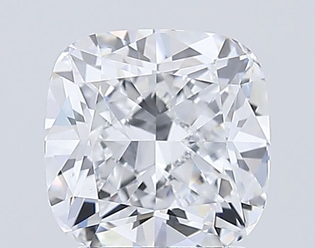 2.07 Carat Cushion Lab Diamond with  Cut Diamond in 14KT  view 1
