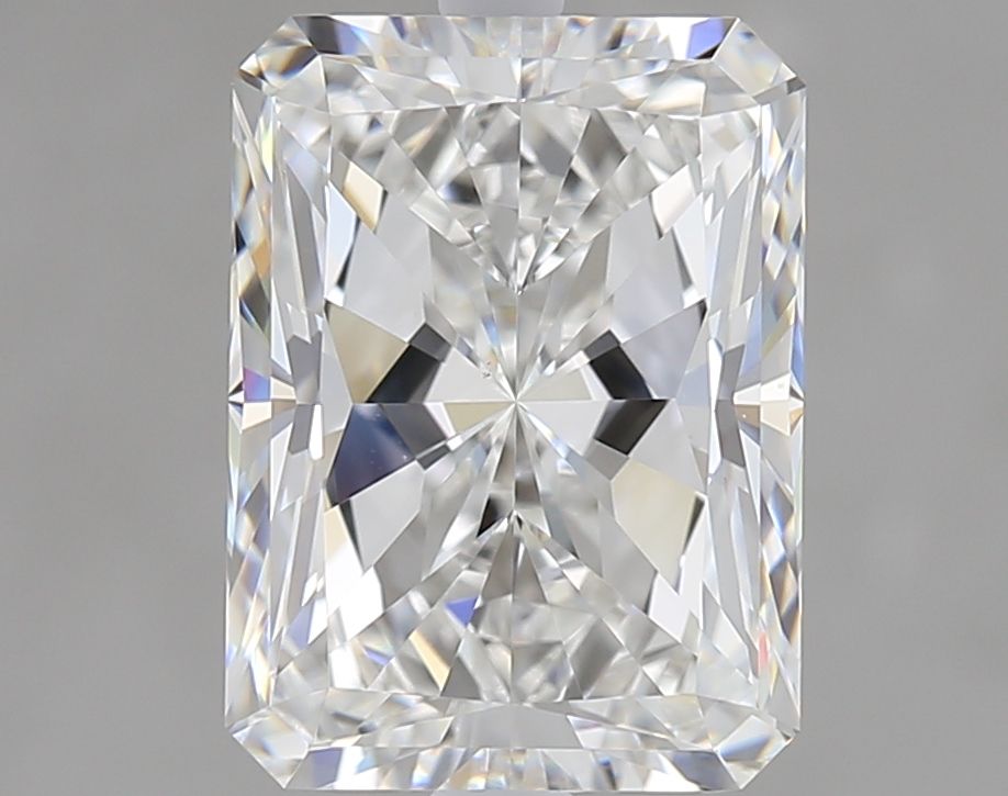 3.01 Carat Radiant Natural Diamond with  Cut Diamond in 14KT  view 1
