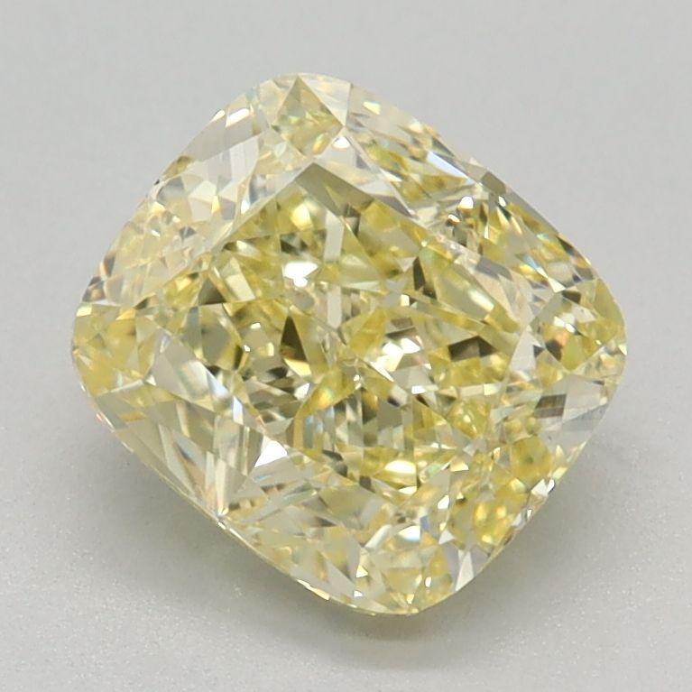 1.45 Carat Cushion Lab Diamond with  Cut Diamond in 14KT  view 1
