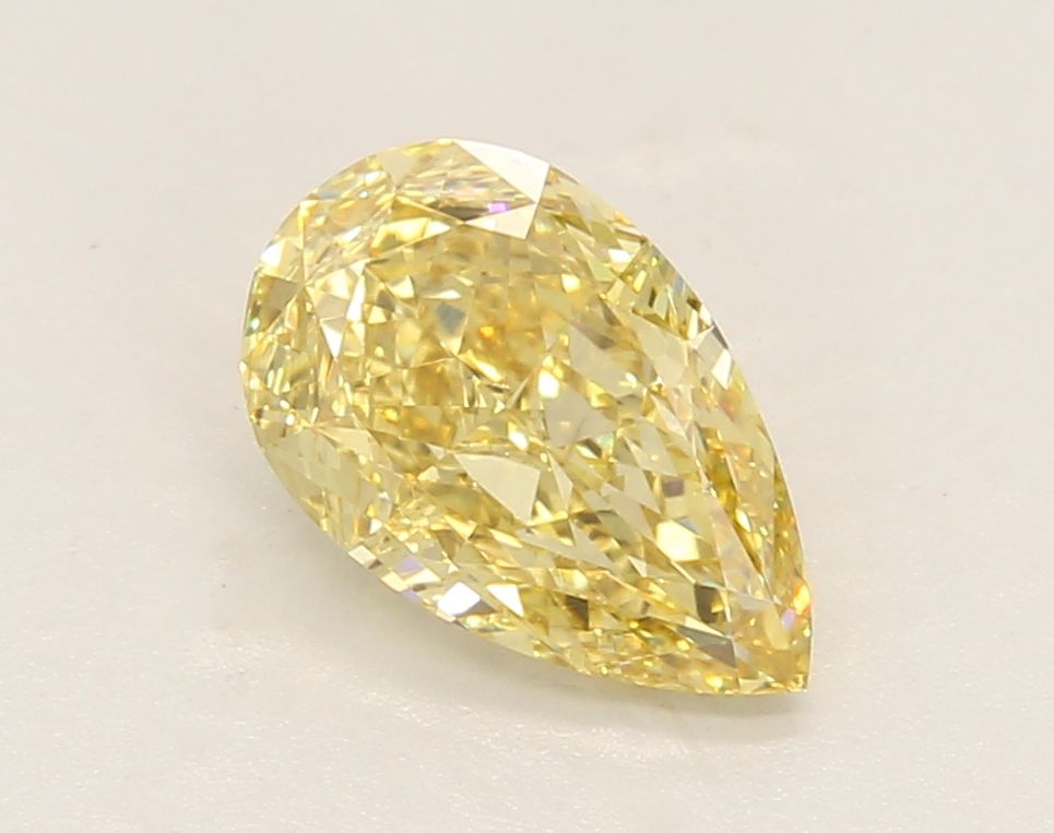 1.63 Carat Pear Lab Diamond with  Cut Diamond in 14KT  view 1
