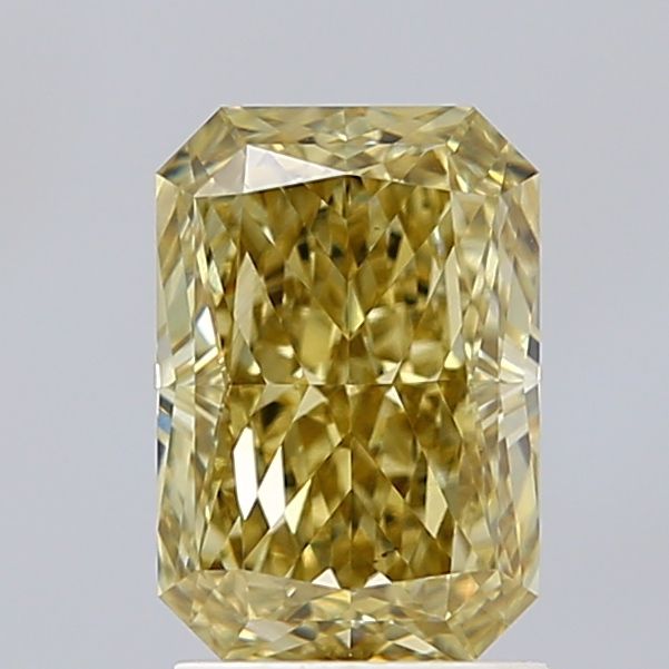 2.06 Carat Radiant Lab Diamond with  Cut Diamond in 14KT  view 1
