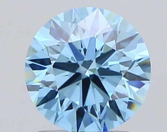 1.5 Carat Round Lab Diamond with  Cut Diamond in 14KT  view 1
