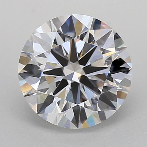 1.38 Carat Round Lab Diamond with  Cut Diamond in 14KT  view 1
