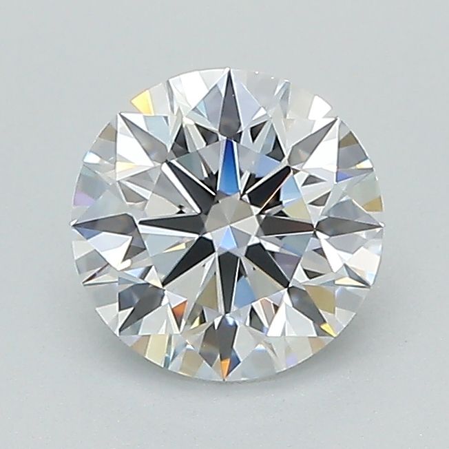 1.02 Carat Round Lab Diamond with  Cut Diamond in 14KT  view 1
