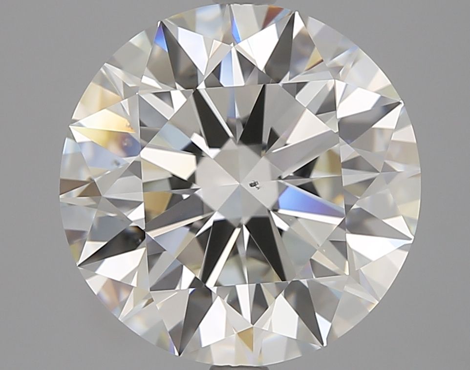 5.1 Carat Round Natural Diamond with  Cut Diamond in 14KT  view 1
