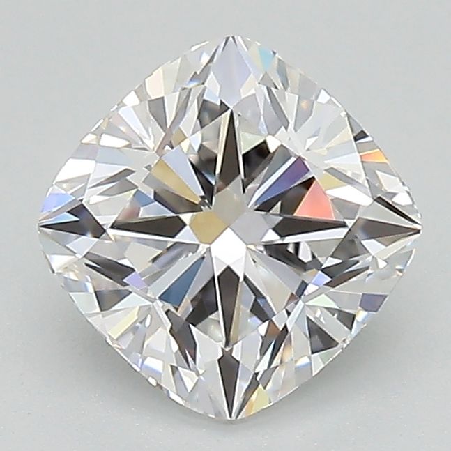 1.51 Carat Cushion Lab Diamond with  Cut Diamond in 14KT  view 1
