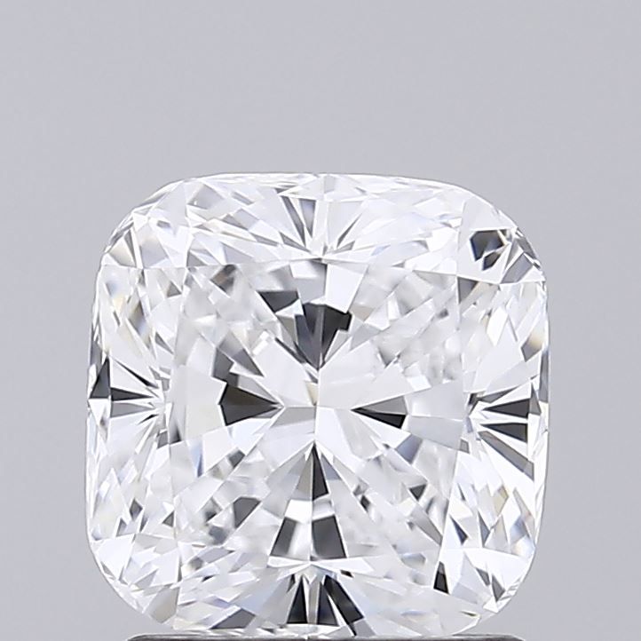1.66 Carat Cushion Lab Diamond with  Cut Diamond in 14KT  view 1
