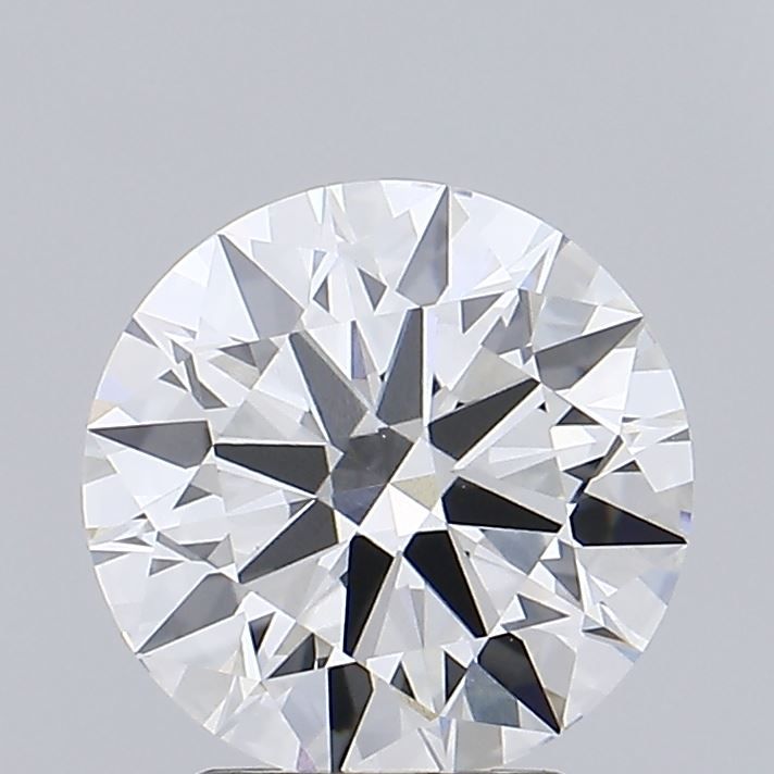 3.0 Carat Round Lab Diamond with  Cut Diamond in 14KT  view 1
