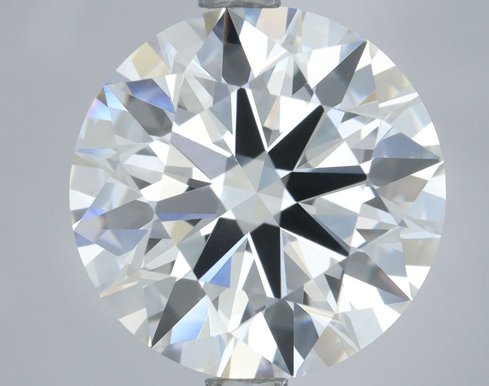 3.52 Carat Round Lab Diamond with  Cut Diamond in 14KT  view 1
