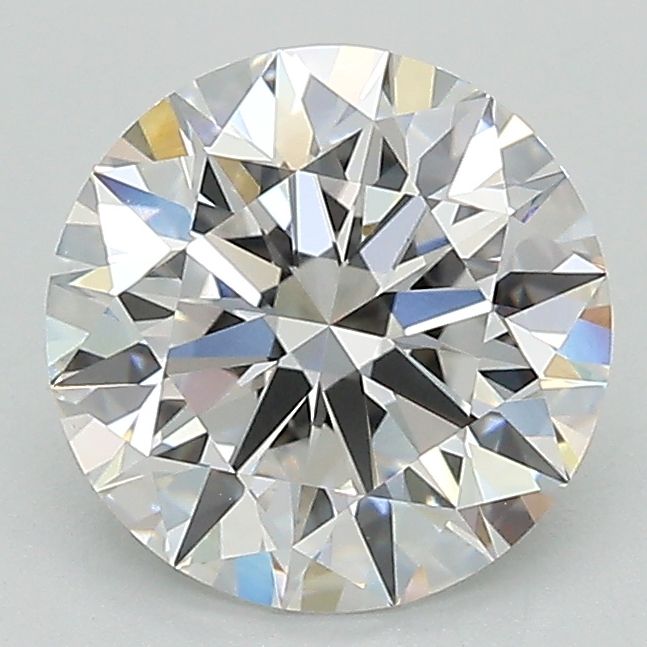 1.96 Carat Round Lab Diamond with  Cut Diamond in 14KT  view 1
