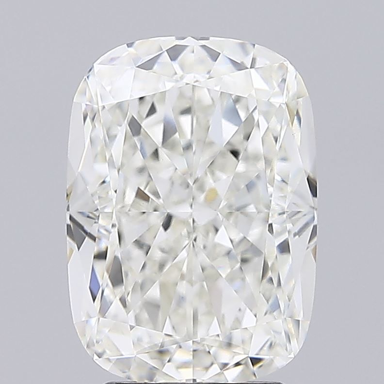 4.16 Carat Cushion Lab Diamond with  Cut Diamond in 14KT  view 1
