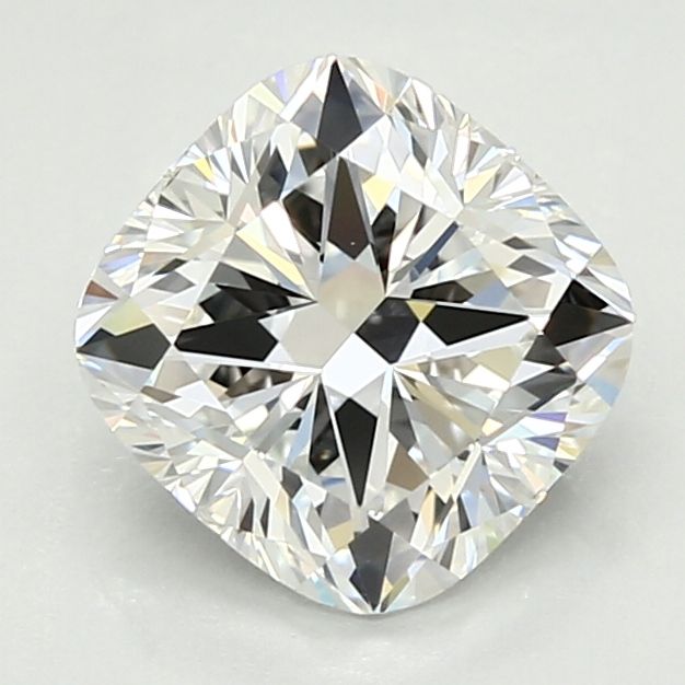 1.52 Carat Cushion Lab Diamond with  Cut Diamond in 14KT  view 1
