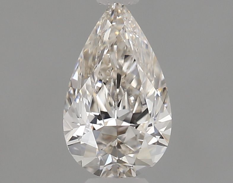 0.55 Carat Pear Natural Diamond with  Cut Diamond in 14KT  view 1
