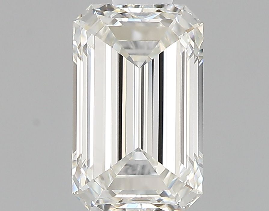 0.72 Carat Emerald Natural Diamond with  Cut Diamond in 14KT  view 1

