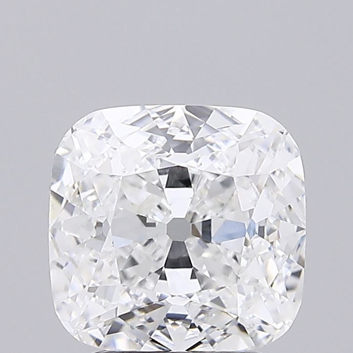 3.06 Carat Cushion Lab Diamond with  Cut Diamond in 14KT  view 1
