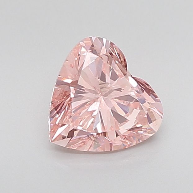 2.01 Carat Heart Lab Diamond with  Cut Diamond in 14KT  view 1
