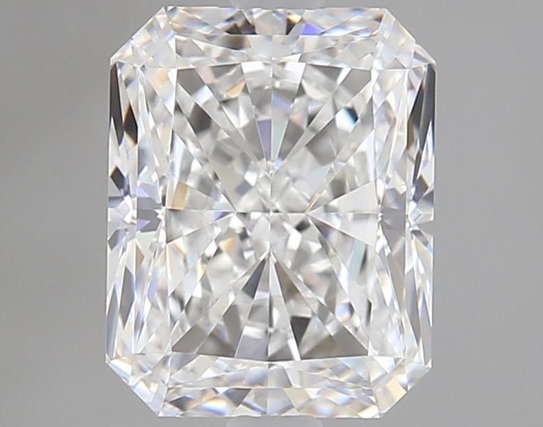 1.5 Carat Radiant Natural Diamond with  Cut Diamond in 14KT  view 1
