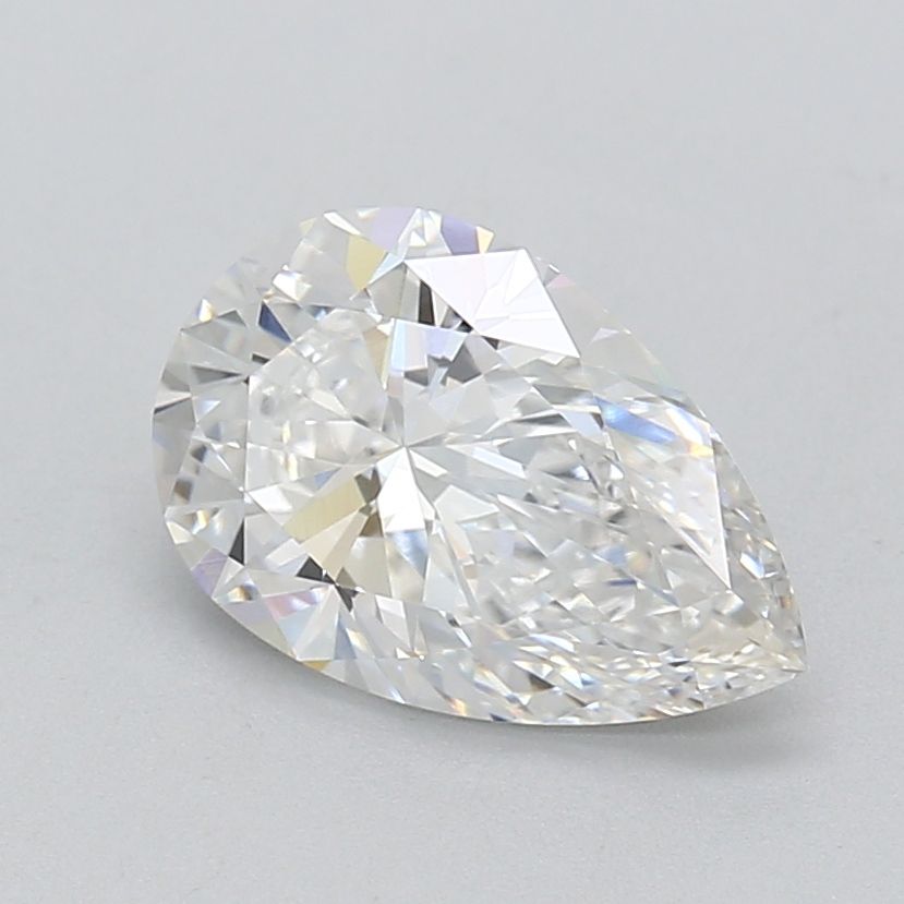 1.79 Carat Pear Lab Diamond with  Cut Diamond in 14KT  view 1
