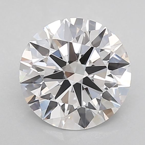 1.51 Carat Round Lab Diamond with  Cut Diamond in 14KT  view 1
