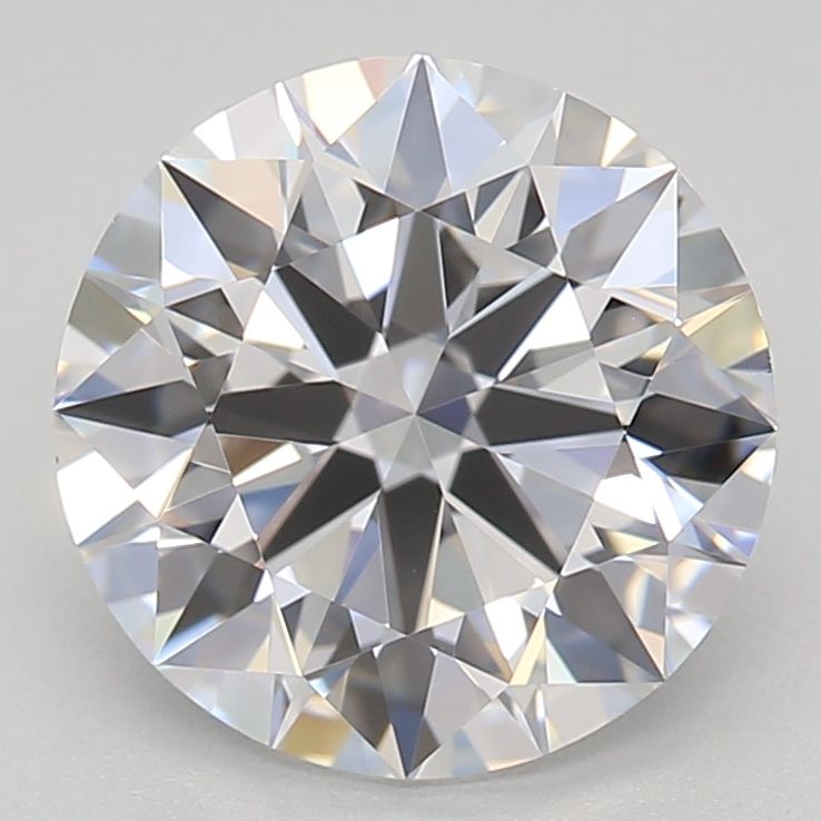 1.54 Carat Round Lab Diamond with  Cut Diamond in 14KT  view 1
