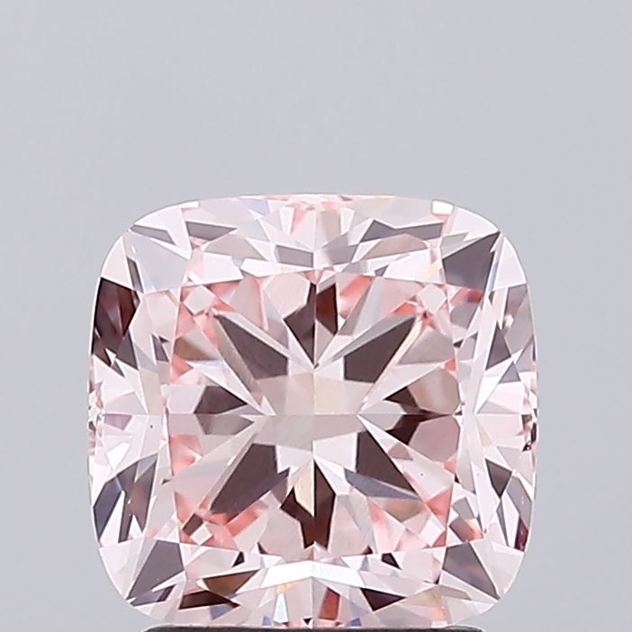 2.11 Carat Cushion Lab Diamond with  Cut Diamond in 14KT  view 1
