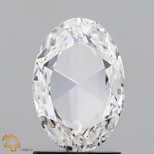1.19 Carat Oval Natural Diamond with  Cut Diamond in 14KT  view 1

