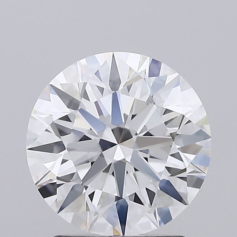 1.85 Carat Round Lab Diamond with  Cut Diamond in 14KT  view 1
