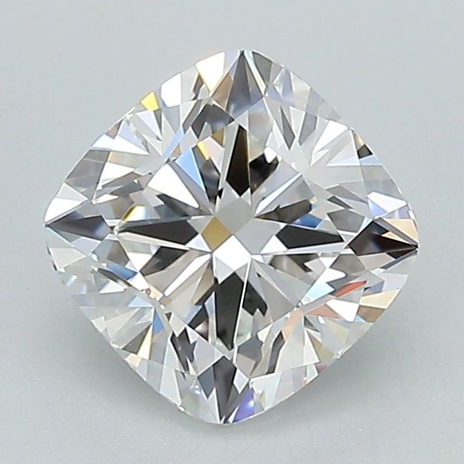 1.52 Carat Cushion Lab Diamond with  Cut Diamond in 14KT  view 1
