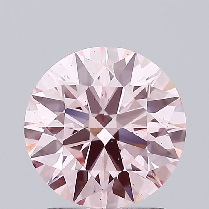 1.55 Carat Round Lab Diamond with  Cut Diamond in 14KT  view 1

