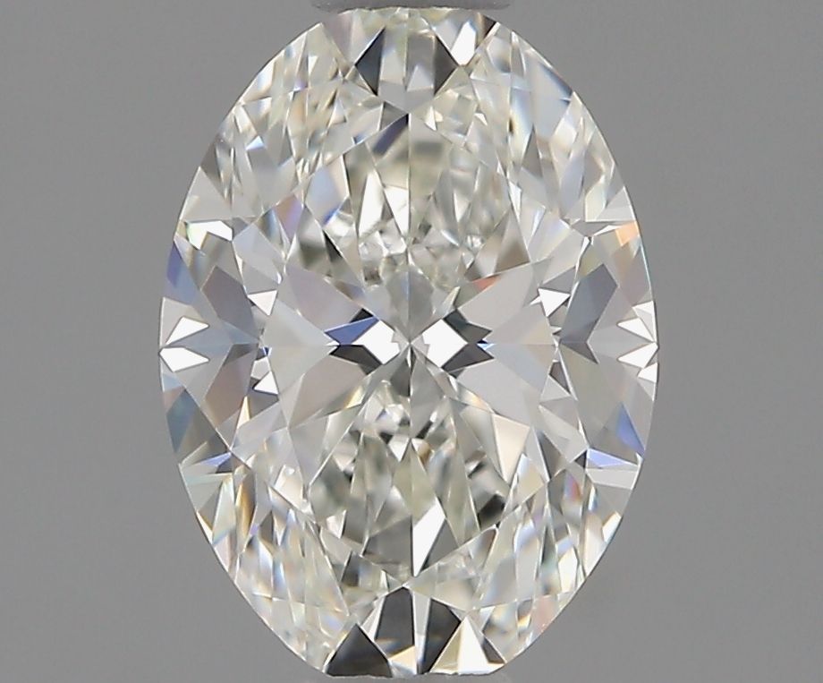 1.3 Carat Oval Natural Diamond with  Cut Diamond in 14KT  view 1
