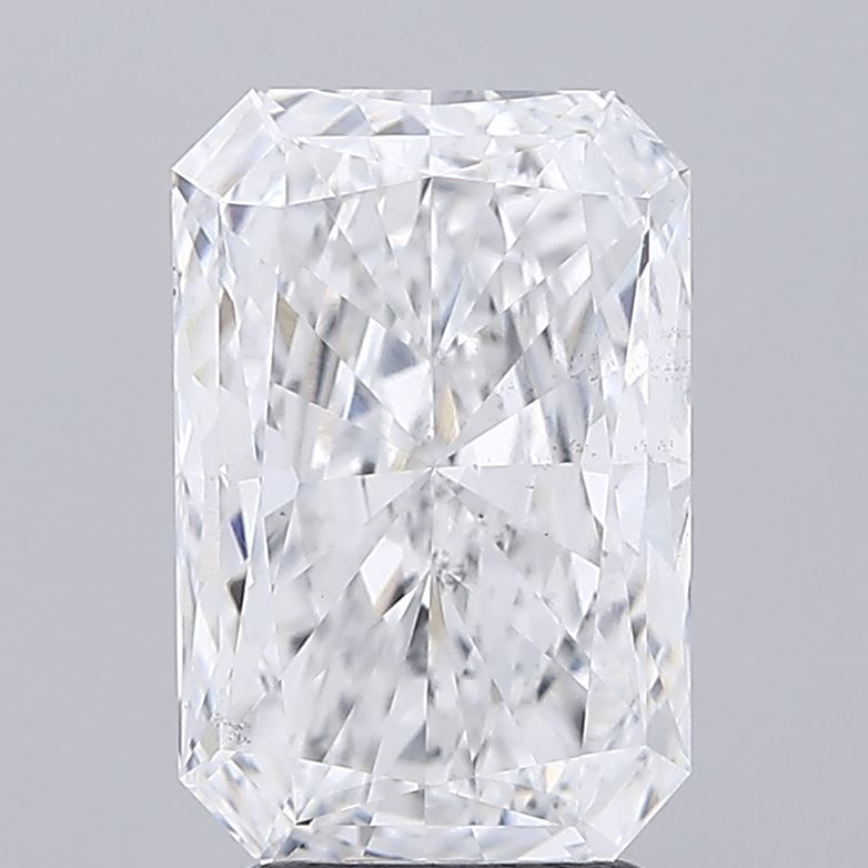 3.0 Carat Radiant Lab Diamond with  Cut Diamond in 14KT  view 1
