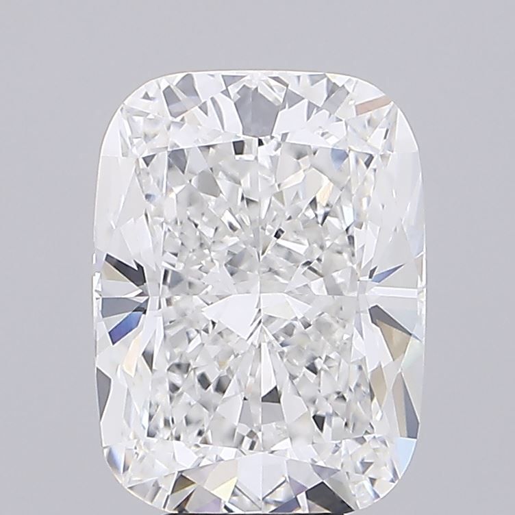7.72 Carat Cushion Lab Diamond with  Cut Diamond in 14KT  view 1
