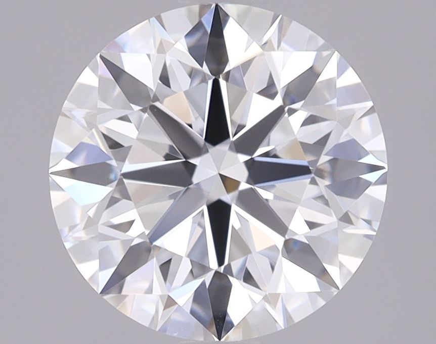 1.9 Carat Round Lab Diamond with  Cut Diamond in 14KT  view 1
