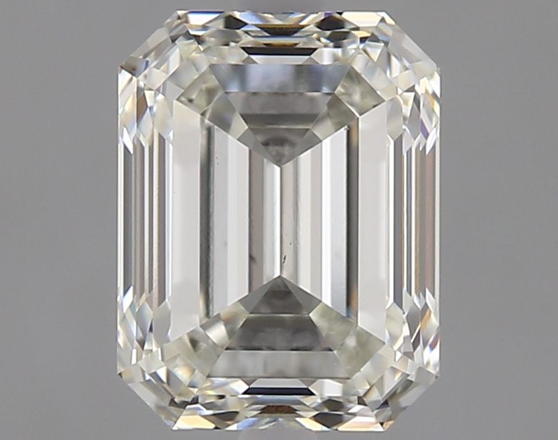 1.92 Carat Emerald Natural Diamond with  Cut Diamond in 14KT  view 1
