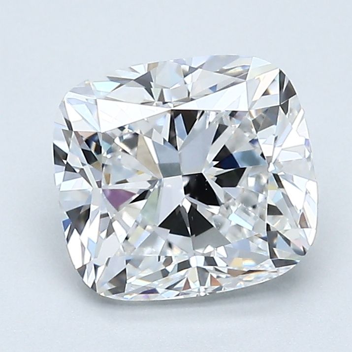 2.01 Carat Cushion Natural Diamond with  Cut Diamond in 14KT  view 1

