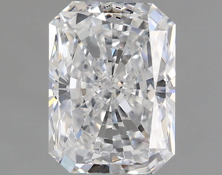 0.99 Carat Radiant Lab Diamond with  Cut Diamond in 14KT  view 1
