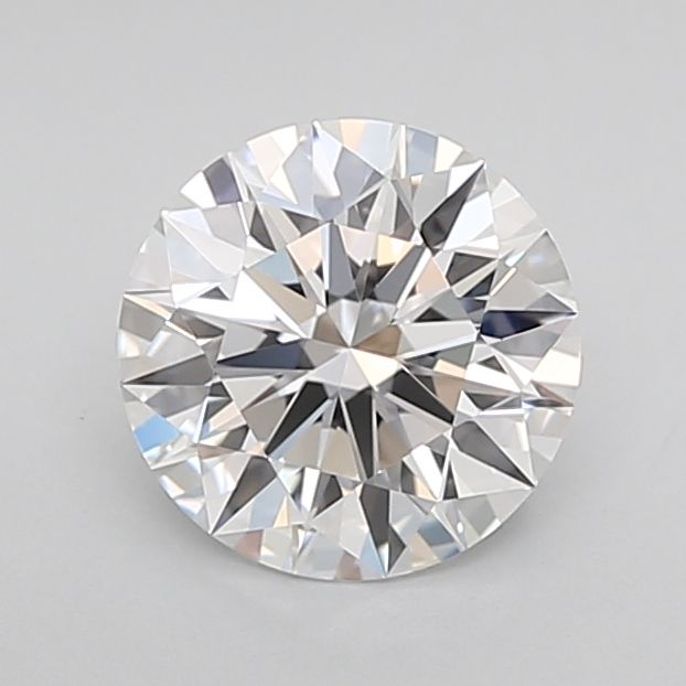 1.33 Carat Round Lab Diamond with  Cut Diamond in 14KT  view 1
