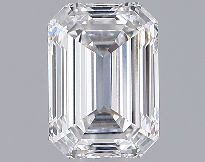 1.54 Carat Emerald Lab Diamond with  Cut Diamond in 14KT  view 1
