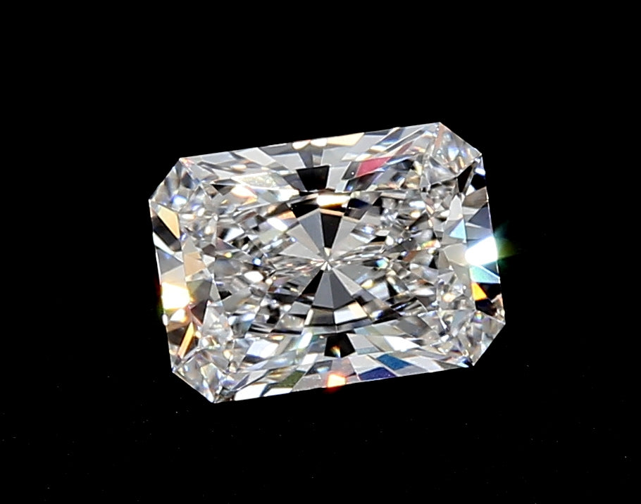1.2 Carat Radiant Lab Diamond with  Cut Diamond in 14KT  view 1
