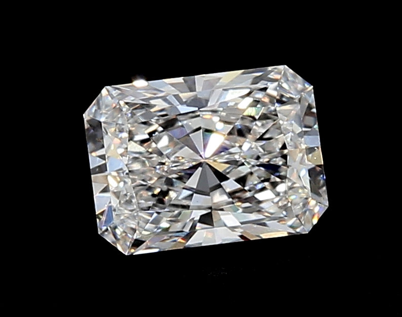 1.03 Carat Radiant Lab Diamond with  Cut Diamond in 14KT  view 1
