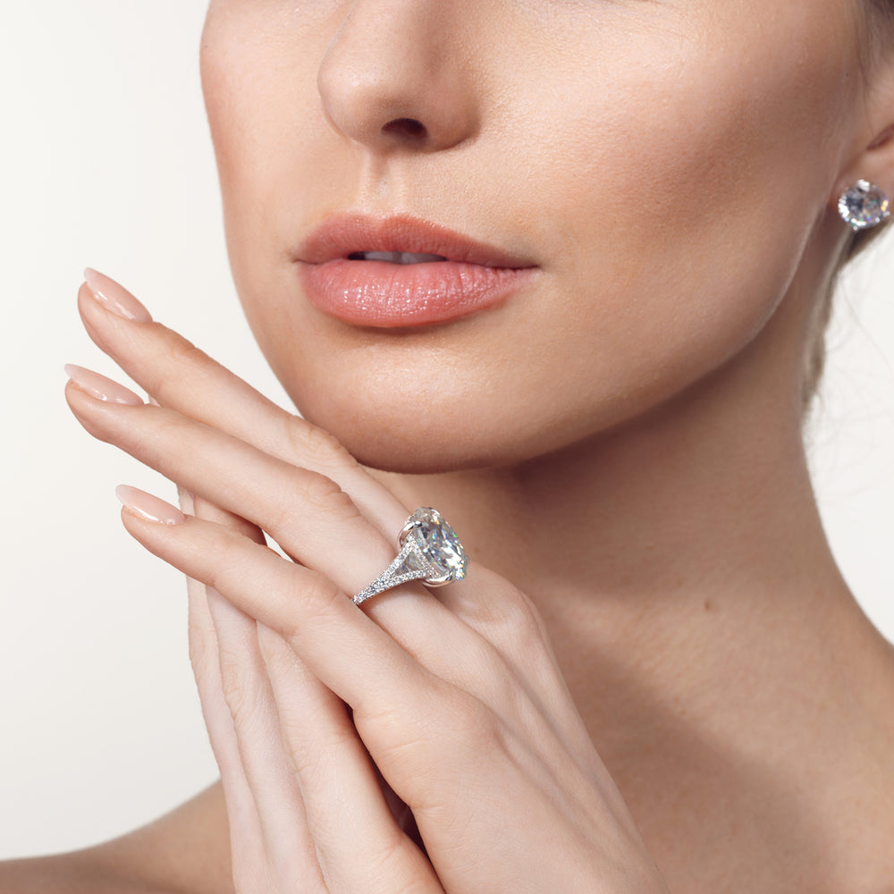 Model Wearing The Caravaggio Ring view