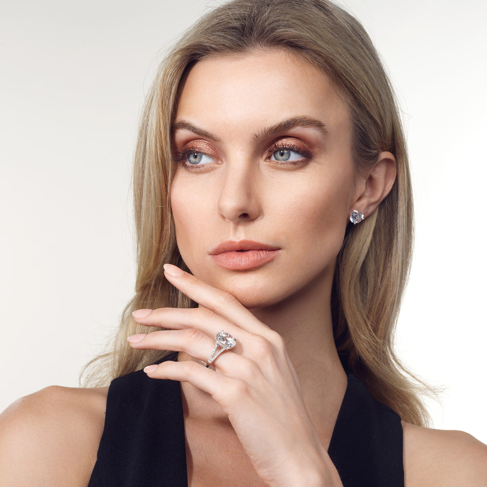 Model Wearing The Pollock Ring view