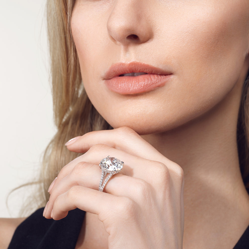 Model Wearing The Pollock Ring view