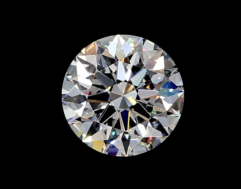 1.35 Carat Round Lab Diamond with  Cut Diamond in 14KT  view 1
