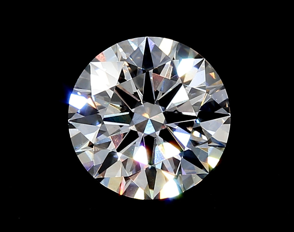 2.33 Carat Round Lab Diamond with  Cut Diamond in 14KT  view 1
