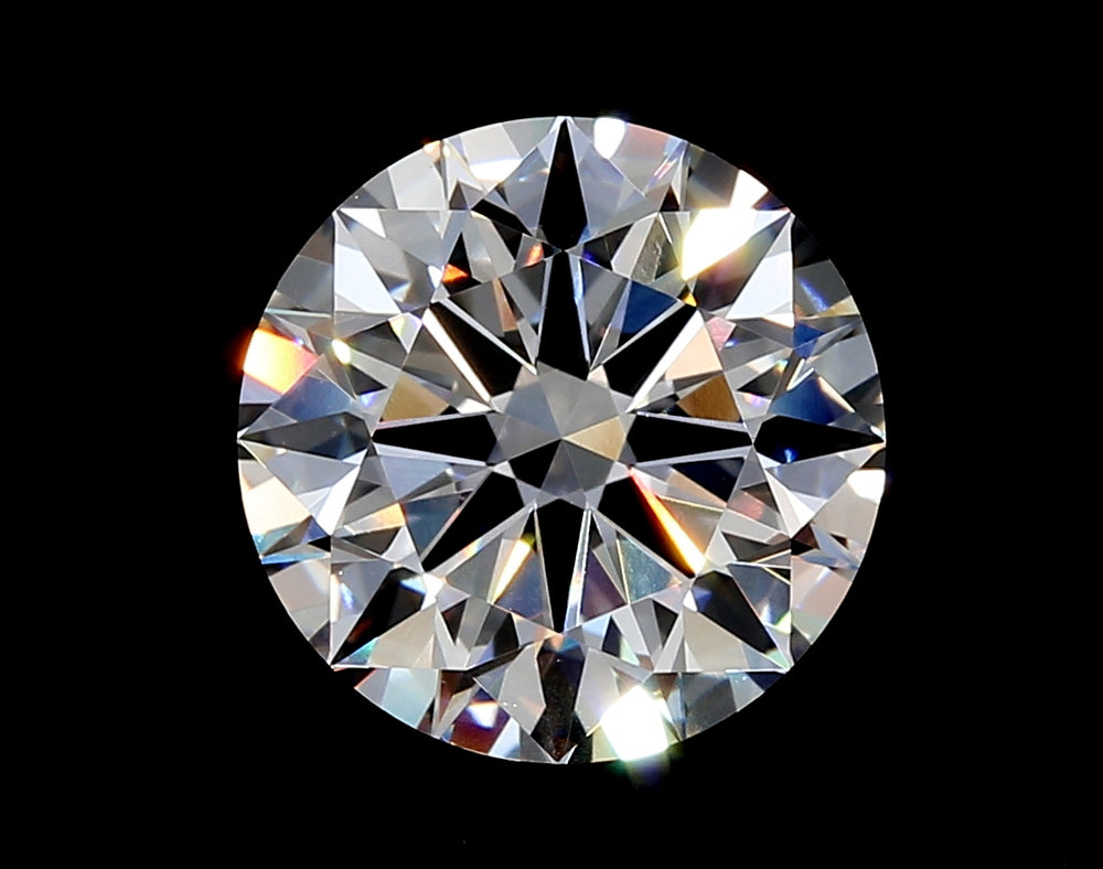 4.58 Carat Round Lab Diamond with  Cut Diamond in 14KT  view 1
