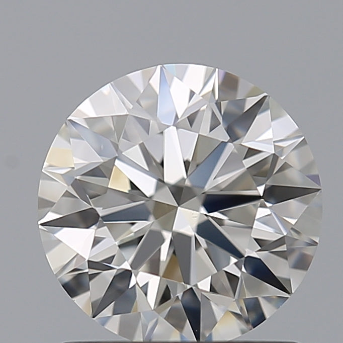 1.04 Carat Round Natural Diamond with  Cut Diamond in 14KT  view 1
