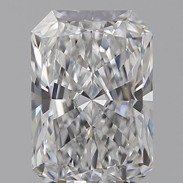 1.02 Carat Radiant Lab Diamond with  Cut Diamond in 14KT  view 1
